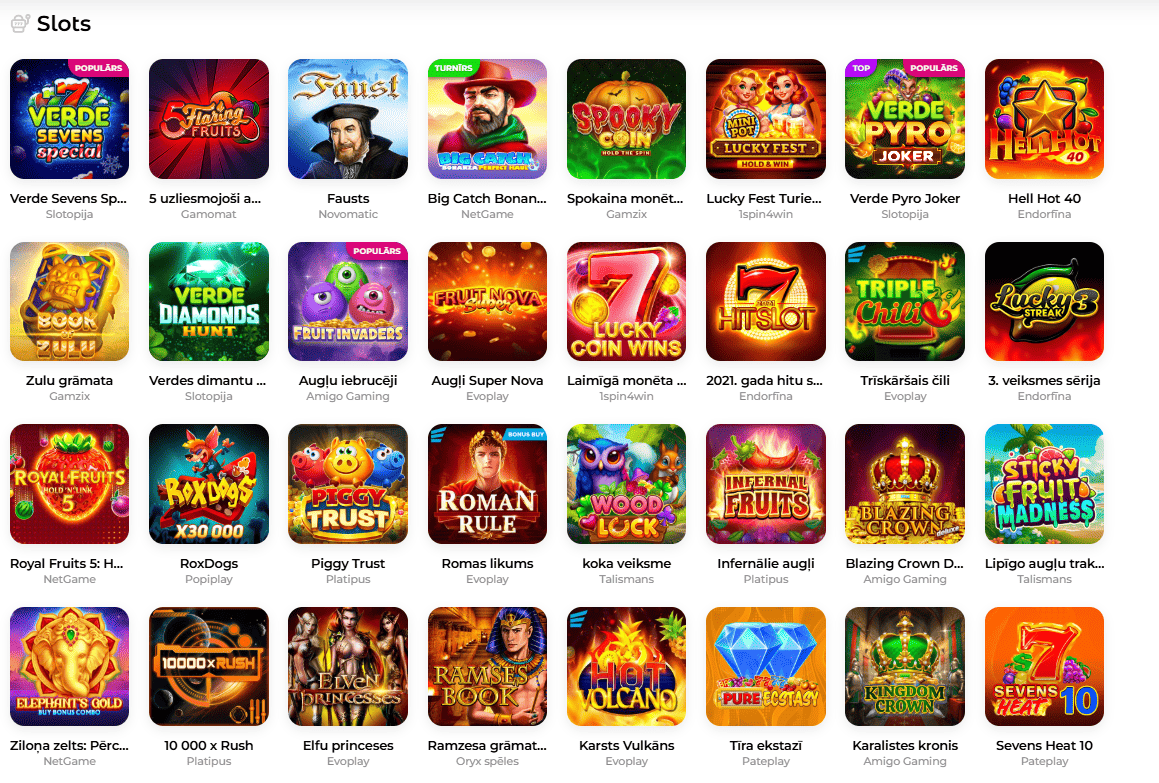 Verde spēļu automāti